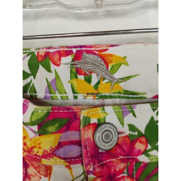 Tommy Bahama Marabella Blooms Ankle Skinny Jeans SZ 28 Boho Artisan Design - Picture 9 of 16